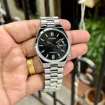 Citizens Classic Silver  Black Dial