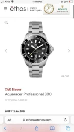 Tag Heuer Carerra Aquaracer - Image 9