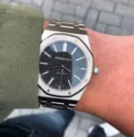 Audemars Piguet Royal oak Premium Silver  - Black Dial - Image 2