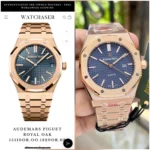 Audemars Piguet Rosegold Blue Dail - Image 3