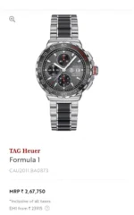 TAG Heuer Formula 1 Black Chronograph - Image 2