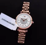 Emporio Armani New Rose Gold Diamond Dial - Image 3