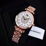 Emporio Armani New Rose Gold Diamond Dial
