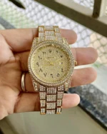 Rolex Arabic Golden Daimond - Image 4