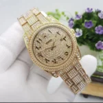 Rolex Arabic Golden Daimond - Image 3