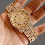 Rolex Arabic Golden Daimond - Image 2